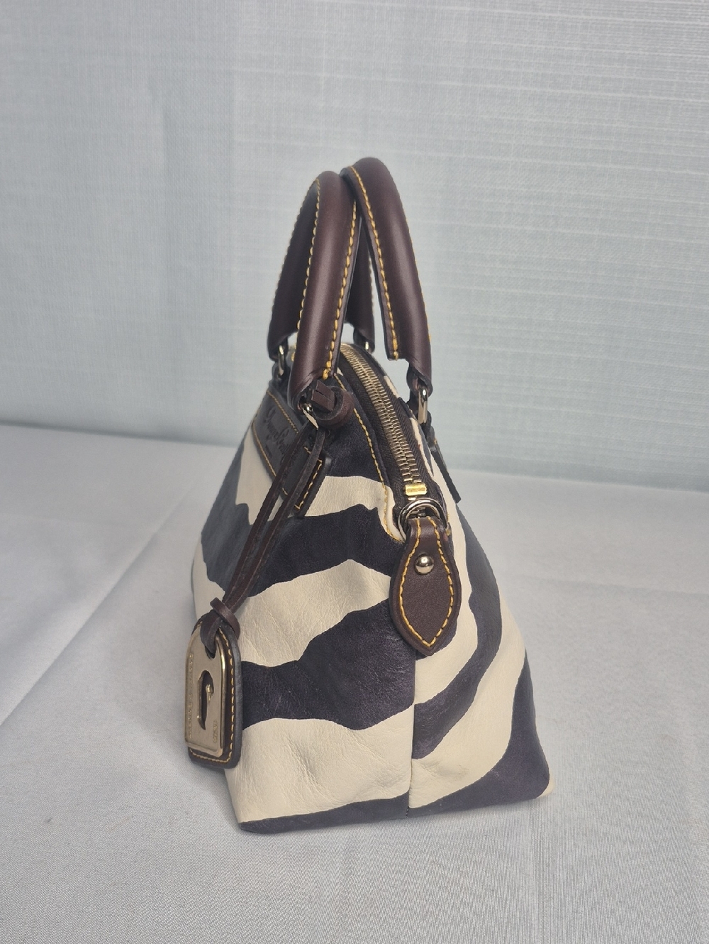 Dooney & Bourke Small Zebra Print Bag - Picture 9 of 17